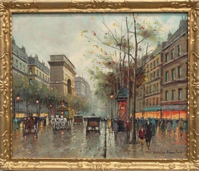 Antoine Blanchard "Heart of Paris" oil painting