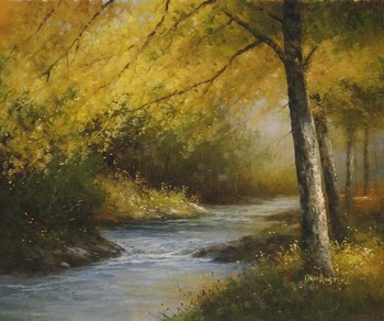 "Autumn Creek" Dan Austin Artist
