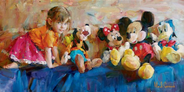 "Party of Five" Garmash Giclee