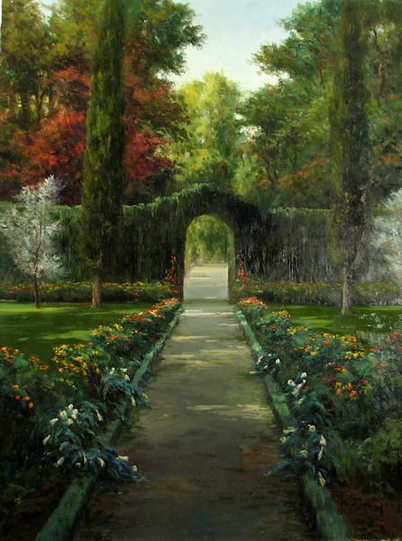 Joan Colomer "Garden Pathway"