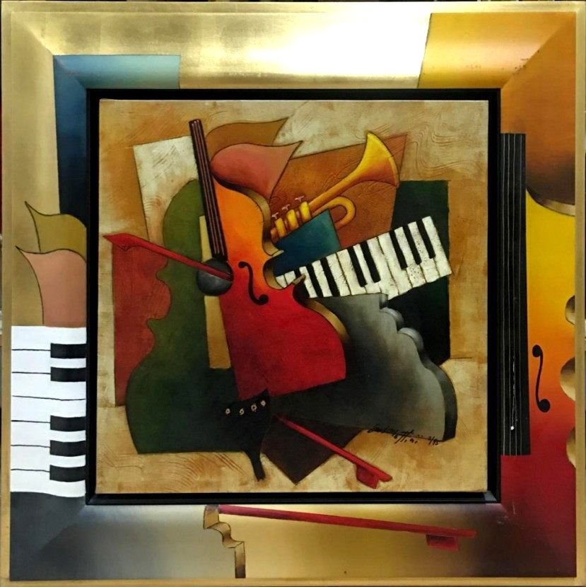 "Sonata" by Emanuel Mattini Giclee on canvas