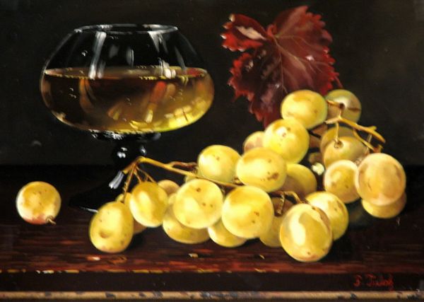 "Wine and Grapes" by Ferenc Tulok 