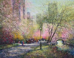 "Promenade in Central Park" Guy Dessapt