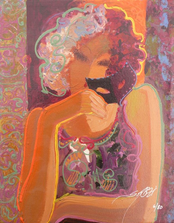 "Poetic Mystery" Mahmoud Sabzi Giclee on Canvas