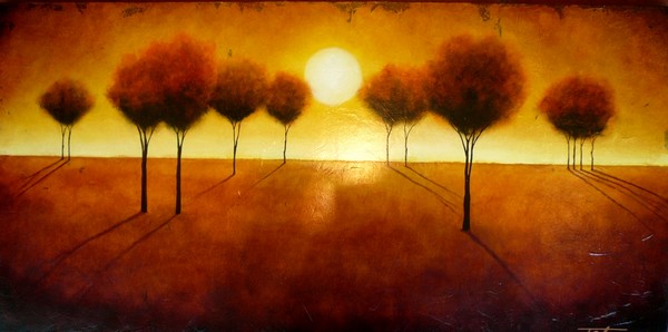 "Evening Shadows" Oil Painting Tina Palmer Artist
