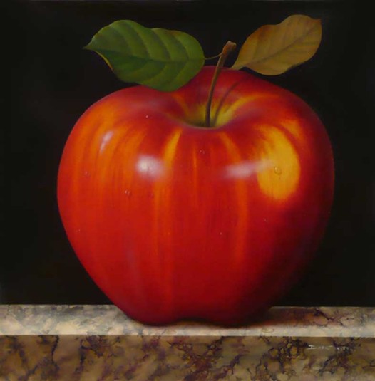 "The Big Apple" Oil Painting